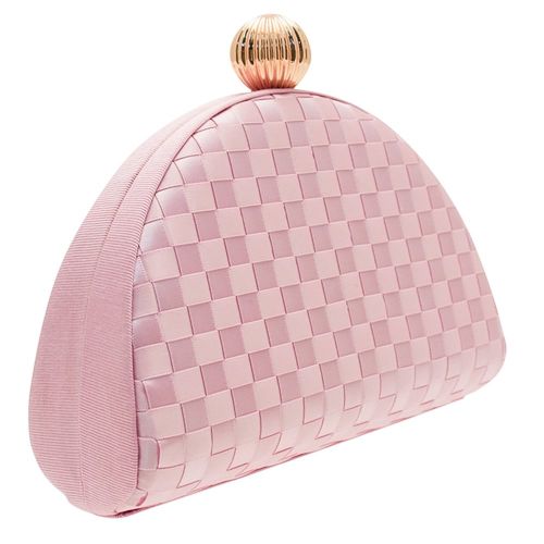 Womens Baby Pink Kyla Weave Clutch Bag 9886 by Ted Baker from Hurleys