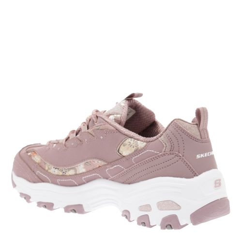 Womens Mauve DLites Floral Days Trainers 31734 by Skechers from Hurleys