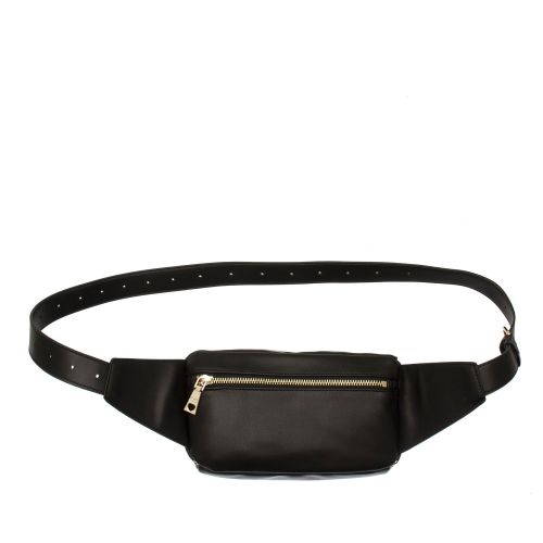 Womens Black Quilt Studs Bumbag 75170 by Love Moschino from Hurleys