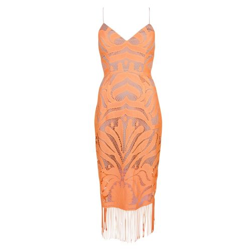 Womens Orange Maxine Dress 72263 by Forever Unique from Hurleys