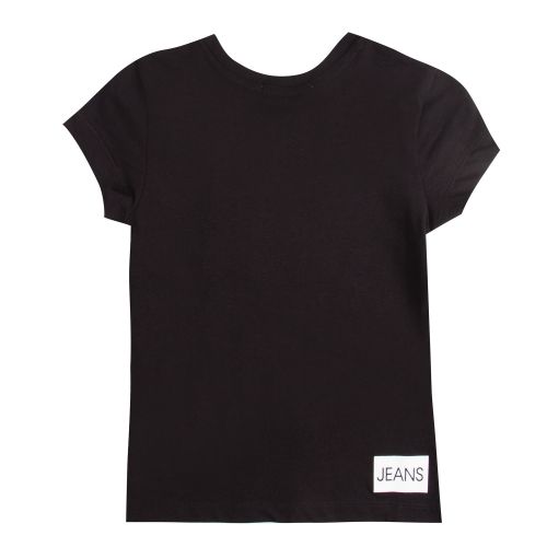 Girls Black Institutional Logo S/s T Shirt 56076 by Calvin Klein from Hurleys