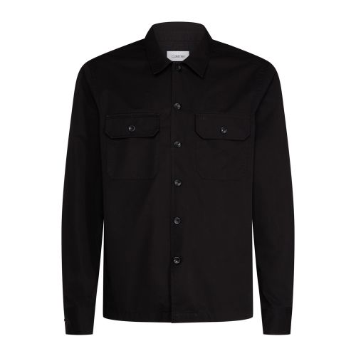 Mens Black Twill Overshirt 49886 by Calvin Klein from Hurleys