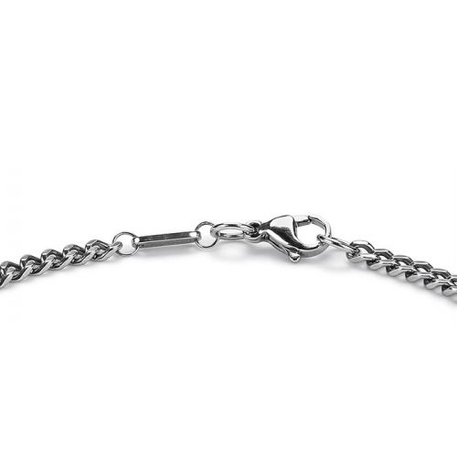 Mens Silver E-Cut Necklace 96794 by HUGO from Hurleys