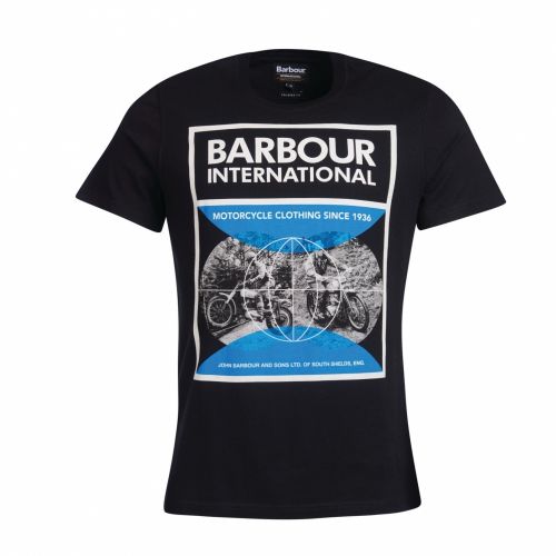 Mens Black Archive Competition S/s T Shirt 46486 by Barbour International from Hurleys
