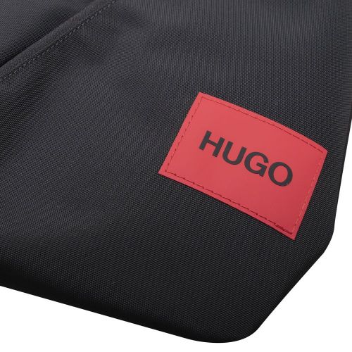 Mens Black Ethon Monostrap Backpack 97008 by HUGO from Hurleys