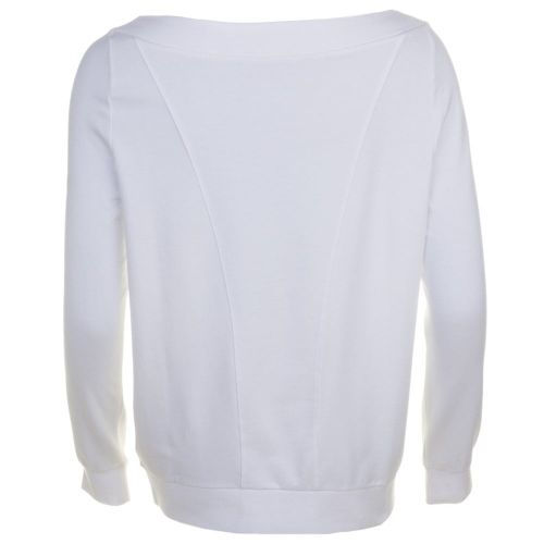 Womens White Training Logo Series Caviar Sweat Top 64448 by EA7 from Hurleys
