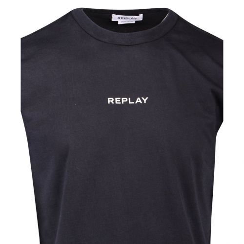 Mens Blackboard Organic Cotton S/s T Shirt 107997 by Replay from Hurleys