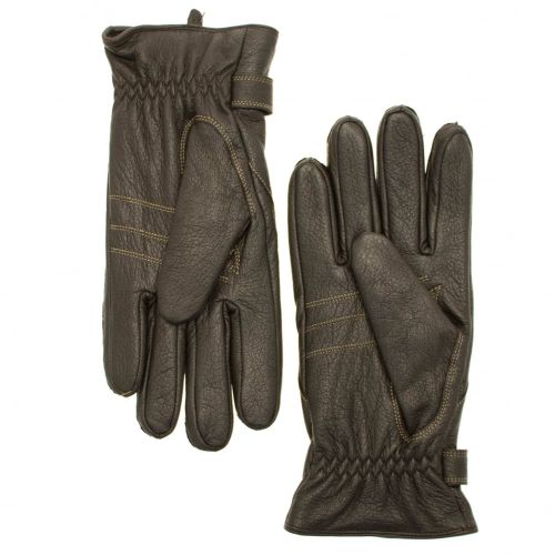 Lifestyle Mens Brown Eden Leather Gloves 12375 by Barbour from Hurleys