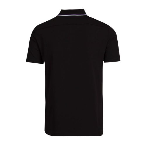 Mens Black Tipped Regular Fit S/s Polo Shirt 89808 by Armani Exchange from Hurleys