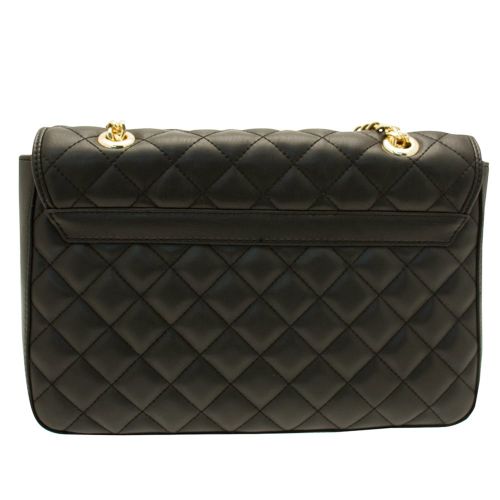 Womens Black Quilted Shoulder Bag 14391 by Love Moschino from Hurleys