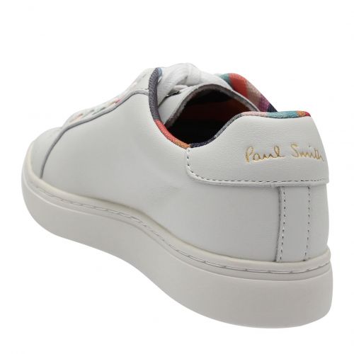 Womens White Lapin Stripe Detail Trainers 77428 by PS Paul Smith from Hurleys