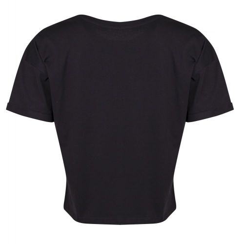 Womens Black Teco-22 Cropped S/s T Shirt 20647 by Calvin Klein from Hurleys