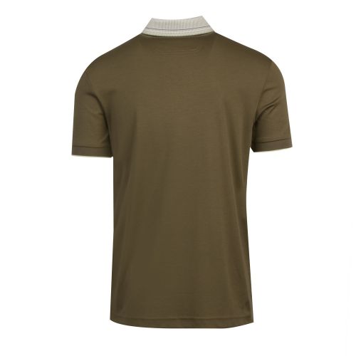 Athleisure Mens Dark Green Paddy 1 Tipped Regular Fit S/s Polo Shirt 73533 by BOSS from Hurleys