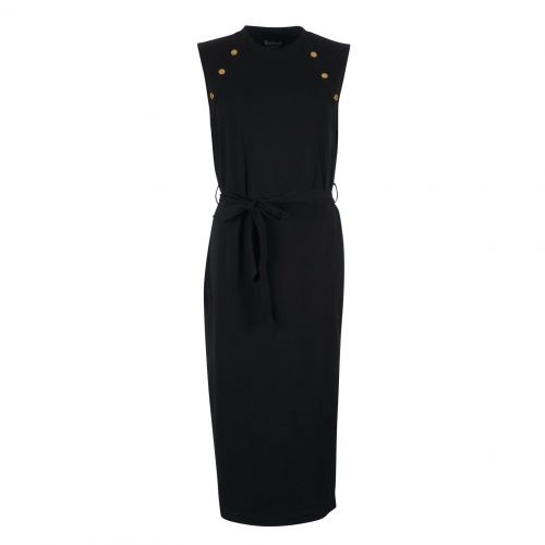 Womens Black Hallstatt Midi Dress 88258 by Barbour International from Hurleys