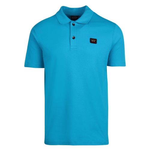 Mens Turquoise Classic Logo Custom Fit S/s Polo Shirt 54046 by Paul And Shark from Hurleys