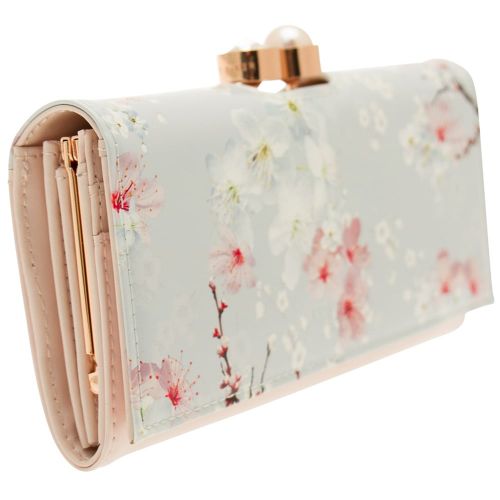 Womens Light Grey Chiara Oriental Blossom Purse 71965 by Ted Baker from Hurleys