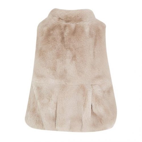 Girl Taupe Faux Fur Gilet 94026 by Mayoral from Hurleys