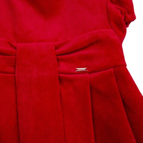 Infant Girls Red Velvet Bow Dress 74822 by Mayoral from Hurleys
