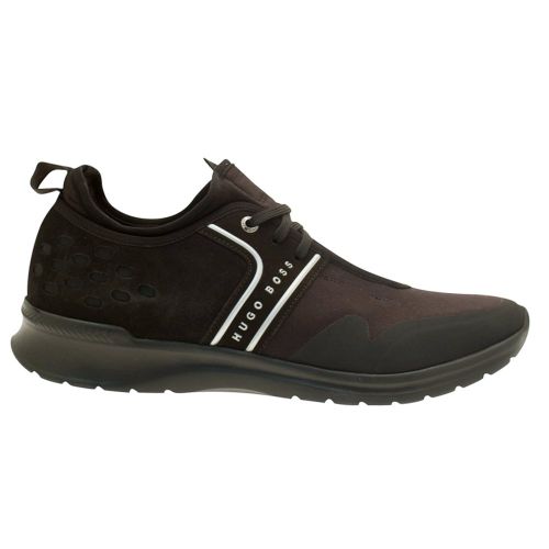 Mens Black Extreme_Runn Trainers 9594 by BOSS from Hurleys