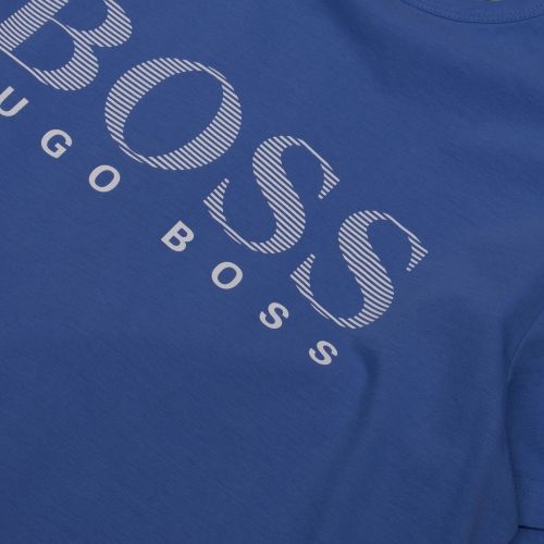 Athleisure Mens Medium Blue Teeos Stripe Logo S/s T Shirt 44777 by BOSS from Hurleys