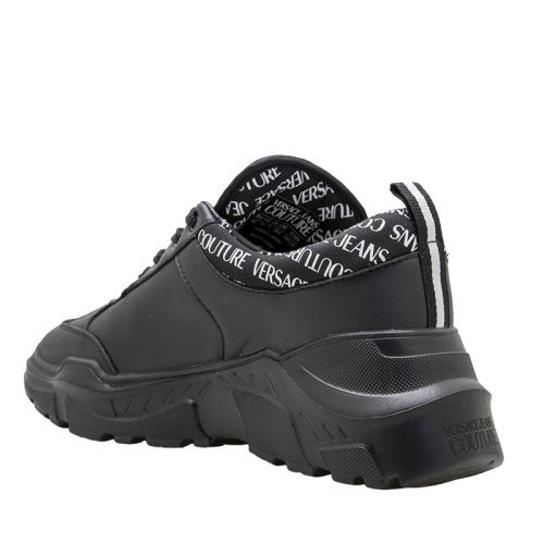 Mens Black Logo Trim Speedtrack Trainers 98711 by Versace Jeans Couture from Hurleys