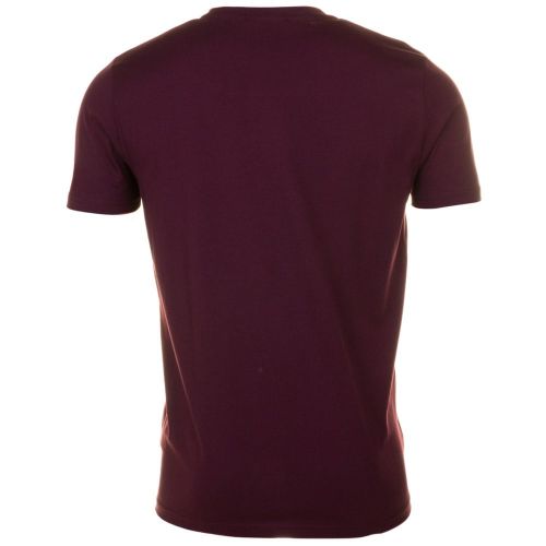 Mens Mahogany Classic Crew S/s Tee Shirt 60152 by Fred Perry from Hurleys