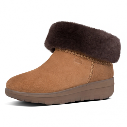 Womens Chestnut Suede Mukluk Shorty III Boots 95167 by FitFlop from Hurleys