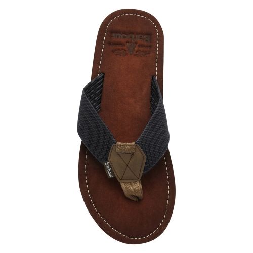 Mens Navy Toeman Beach Sandals 56432 by Barbour from Hurleys