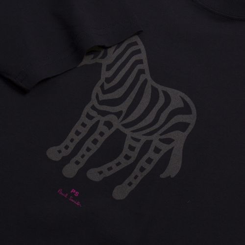 Mens Navy Reflective Zebra S/s T Shirt 28793 by PS Paul Smith from Hurleys
