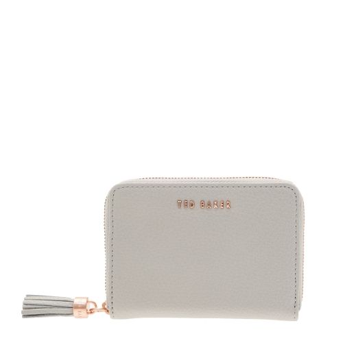 Womens Grey Sabel Tassel Zip Around Small Purse 30183 by Ted Baker from Hurleys