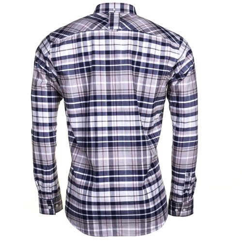 Mens Indigo Abberton Check Regular Fit L/s Shirt 65918 by Henri Lloyd from Hurleys