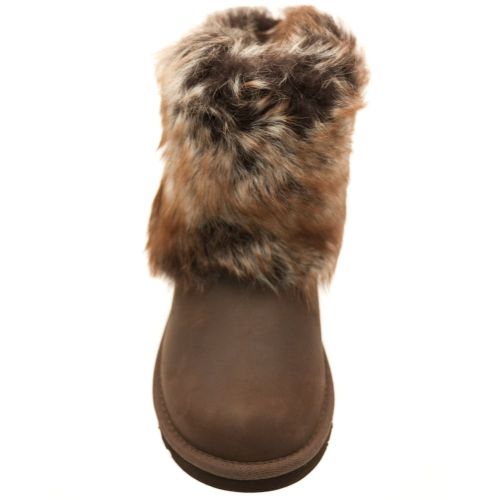 Kids Chocolate Ellee Leather Boots (9-5) 67541 by UGG from Hurleys