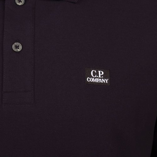 Mens Black Branded S/s Polo Shirt 85414 by C.P. Company from Hurleys