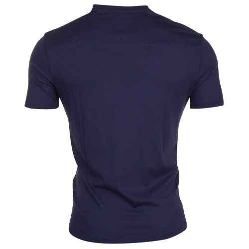 Mens Blue Chest Logo S/s Tee Shirt 69589 by Armani Jeans from Hurleys