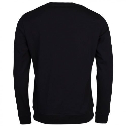 Mens Black Love & Peace Sweat Top 17902 by Love Moschino from Hurleys