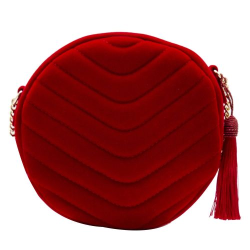Womens Red Velvet Carillon Circle Crossbody Bag 76067 by Valentino from Hurleys