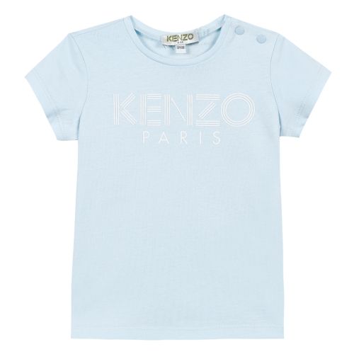 Toddler Light Blue Logo S/s T Shirt 36427 by Kenzo from Hurleys