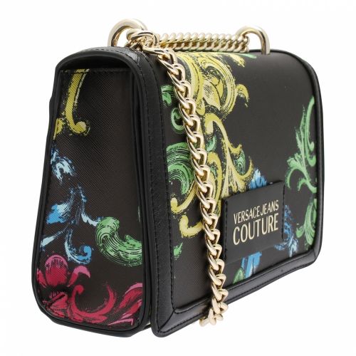 Womens Black Baroque Mix Print Crossbody Bag 49128 by Versace Jeans Couture from Hurleys