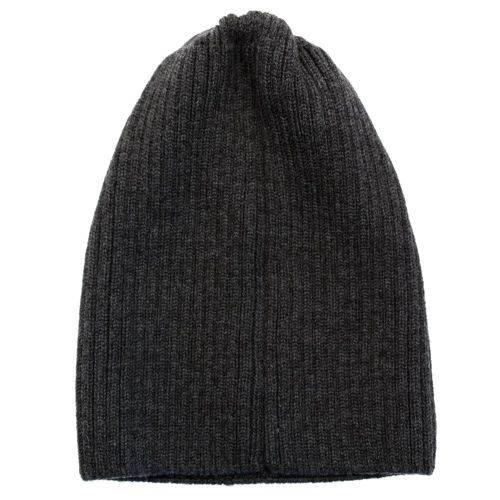Mens Dark Grey Knitted Hat 61837 by Lacoste from Hurleys