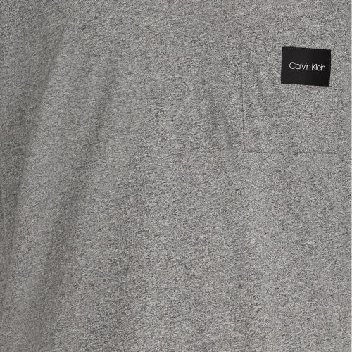 Mens Mid Grey Heather Pocket S/s T Shirt 49890 by Calvin Klein from Hurleys