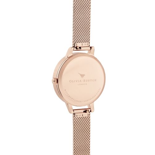 Womens Rose Gold Celestial Boucle Mesh Watch 59459 by Olivia Burton from Hurleys