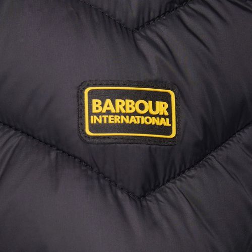 Womens Black Darley Moore Quilted Hooded Coat 100178 by Barbour International from Hurleys
