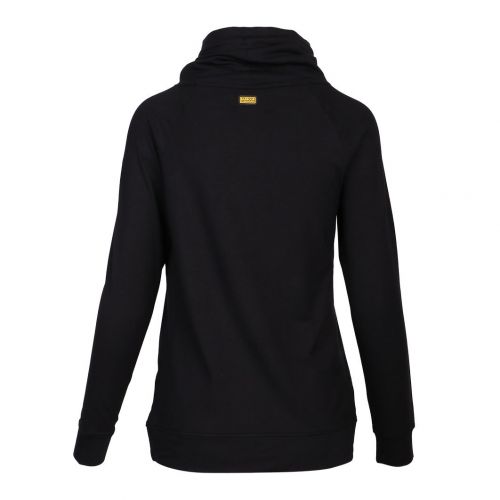 Womens Black Clypse Overlayer Sweat Top 97310 by Barbour International from Hurleys
