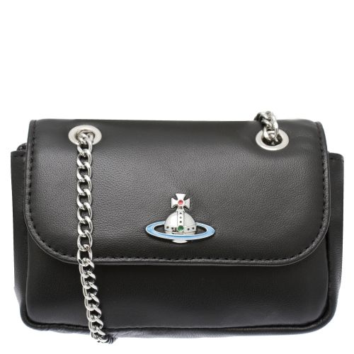 Womens Black Emma Mini Purse Crossbody With Chain 36312 by Vivienne Westwood from Hurleys