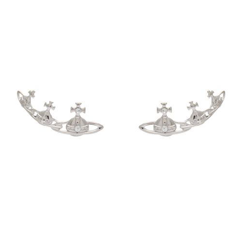 Womens Silver Candy Earrings 77192 by Vivienne Westwood from Hurleys