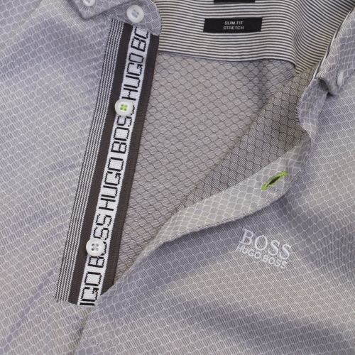 Athleisure Mens Grey Boria_S L/s Shirt 38732 by BOSS from Hurleys