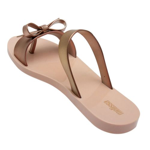 Womens Blush Bow Love Lip Metallic Sandals 88471 by Melissa from Hurleys