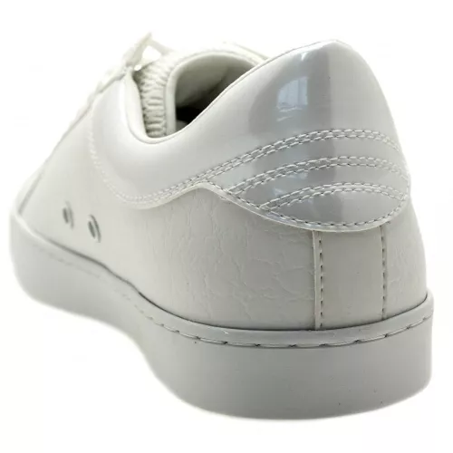 Mens White Jordi Leather Trainers 62164 by Cruyff from Hurleys