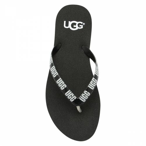 Womens Black Simi Graphic Flip Flops 39553 by UGG from Hurleys