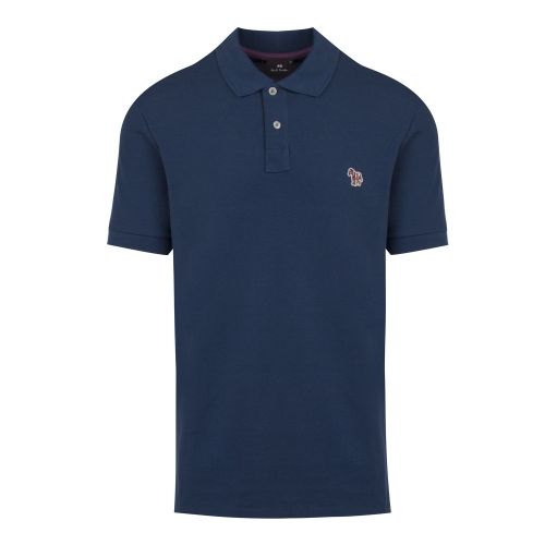 Mens Navy Classic Zebra Regular Fit S/s Polo Shirt 48601 by PS Paul Smith from Hurleys